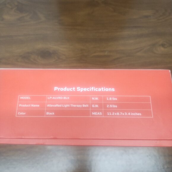 Light Pro Alleyvared light therapy Belt - Picture 12 of 14